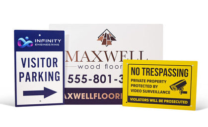 Solid Aluminum Signs