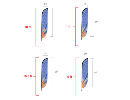 Convex Feather Flag