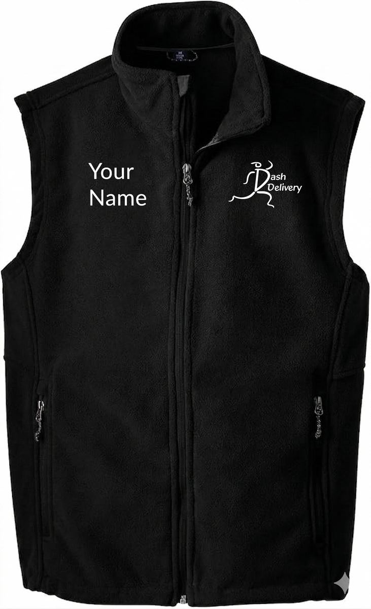 Dash - Custom Name Mens Fleece Vest