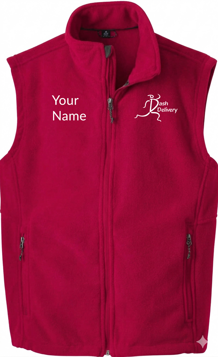 Dash - Custom Name Mens Fleece Vest