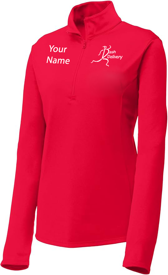 Dash - Custom Womens Long Sleeve Quarter Zip