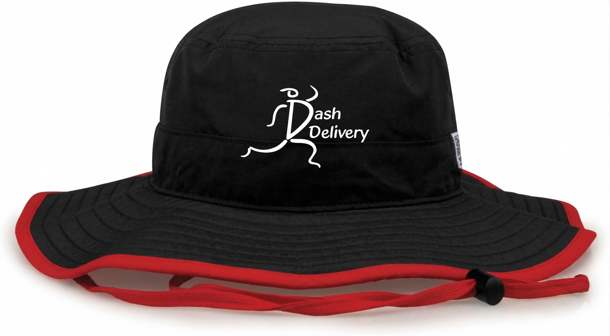 Dash - Summer Hat Black & Red
