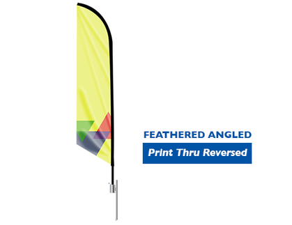 Angle Cut Feather Flag