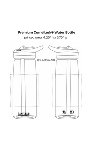 Premium Printed Water Bottle (Qty 25)