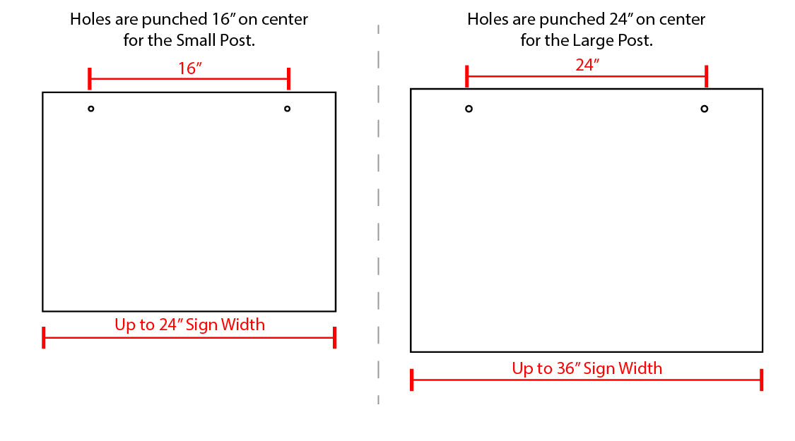 Real Estate Post Sign