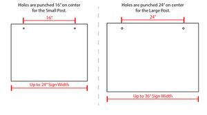 Real Estate Post Sign