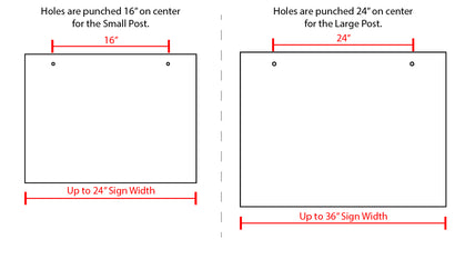 Real Estate Post Sign