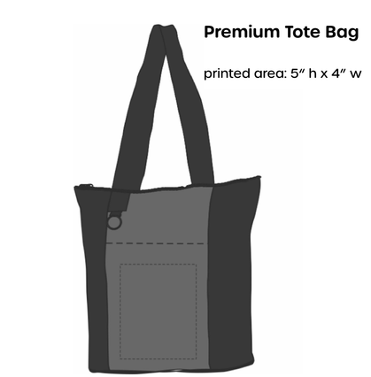 Premium Printed Tote Bag (Qty 50)